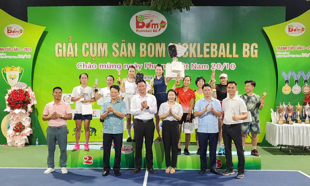  Bắc Giang: 248 VĐV tham gia Giải thể thao các câu lạc bộ Pickleball 